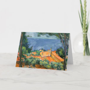 Paul Cezanne - L'Estaque mit roten Dächern Karte