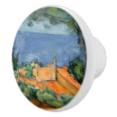 Paul Cezanne - L'Estaque mit roten Dächern Keramikknauf (Rechts)