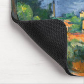 Paul Cezanne - L'Estaque mit roten Dächern Mousepad (Ecke)