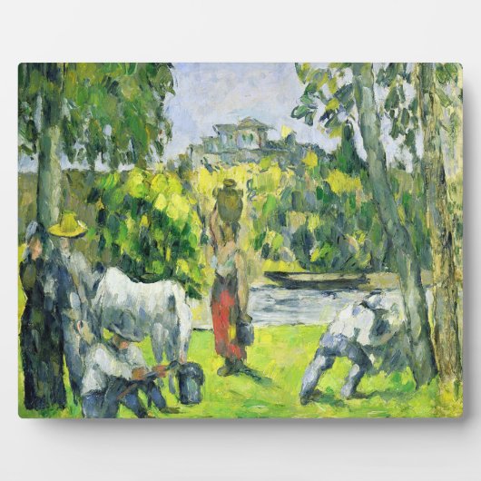 Paul Cezanne | Life in the Fields, c.1875 (Öl auf Fotoplatte (Vorderseite)