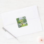 Paul Cezanne | Life in the Fields, c.1875 (Öl auf Quadratischer Aufkleber (Umschlag)