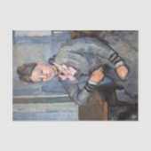 Paul Cezanne - Madame Cezanne Leaning an einem Tis Seidenpapier (Vorderseite)