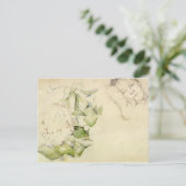 Paul Cezanne - Madame Cezanne mit Hortensias Postkarte (Stehend Vorderseite)