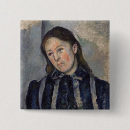 Paul Cezanne - Madame Cezanne mit Loosened Hair Button