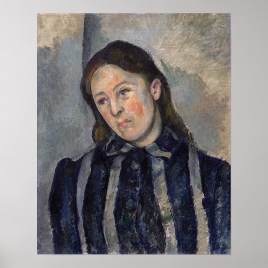Paul Cezanne - Madame Cezanne mit Loosened Hair Poster (Vorne)