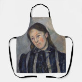 Paul Cezanne - Madame Cezanne mit Loosened Hair Schürze (Vorderseite)