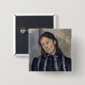 Paul Cezanne - Madame Cezanne mit offenem Haar Button (Vorne & Hinten)