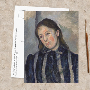Paul Cezanne - Madame Cezanne mit offenem Haar Postkarte
