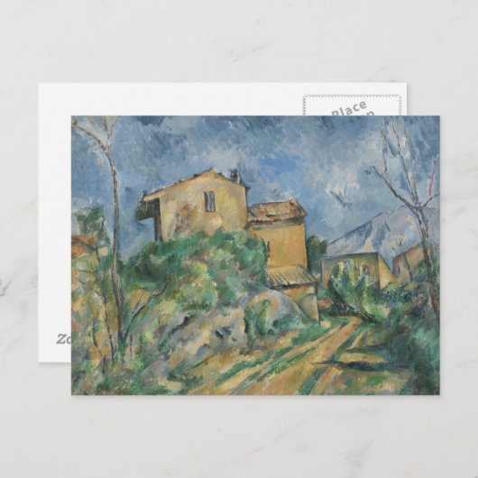 Paul Cezanne - Maison Maria mit Blick auf das Schl Postkarte (Vorne/Hinten)