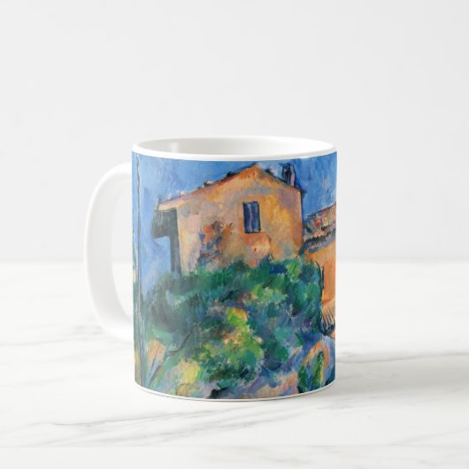 Paul Cezanne "Maison Maria mit Blick auf das Schlo Kaffeetasse (Vorderseite Links)