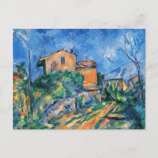 Paul Cezanne "Maison Maria mit Blick auf das Schlo Postkarte (Vorderseite)