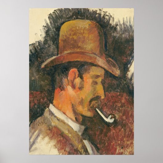 Paul Cezanne | Mann in orientalischer Kostüme, c.1 Poster (Vorne)