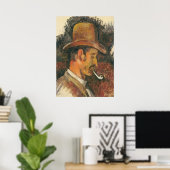 Paul Cezanne | Mann in orientalischer Kostüme, c.1 Poster (Heimbüro)