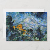 Paul Cezanne - Mont Saint-Victoire & Chateau Noir Einladung (Vorderseite)