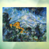 Paul Cezanne - Mont Saint-Victoire & Chateau Noir Fensteraufkleber (Blatt 3)