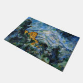 Paul Cezanne - Mont Saint-Victoire & Chateau Noir Fußmatte (Schrägansicht)