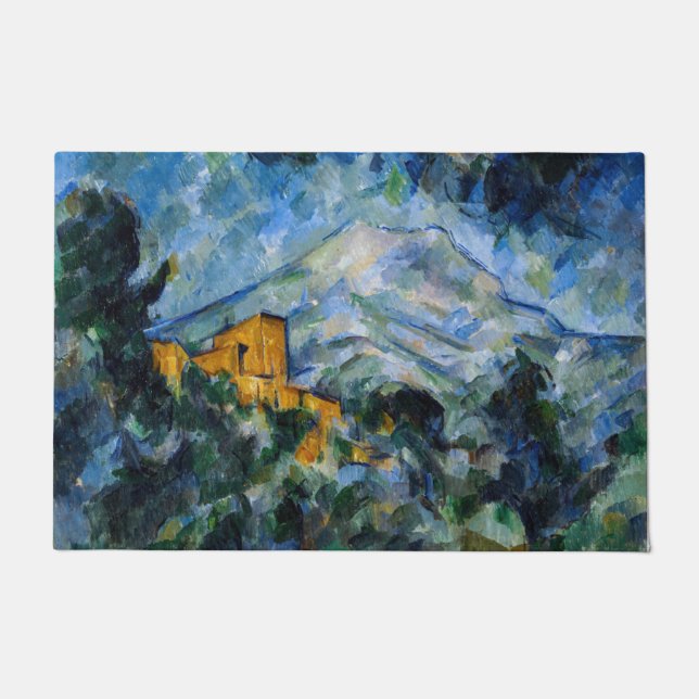 Paul Cezanne - Mont Saint-Victoire & Chateau Noir Fußmatte (Vorderseite)