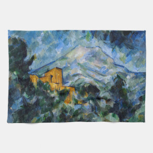 Paul Cezanne - Mont Saint-Victoire & Chateau Noir Geschirrtuch
