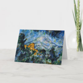 Paul Cezanne - Mont Saint-Victoire & Chateau Noir Karte