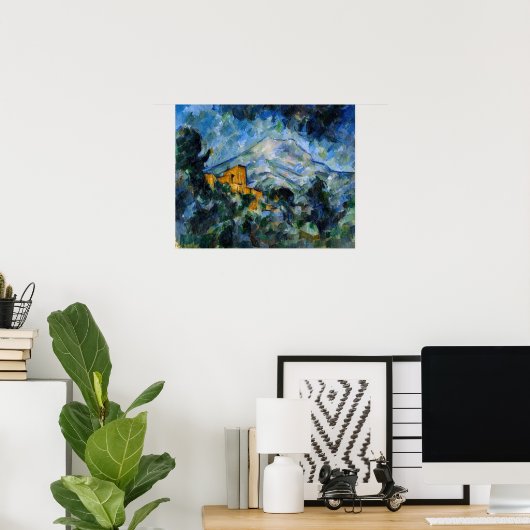 Paul Cezanne - Mont Saint-Victoire & Chateau Noir Poster (Heimbüro)