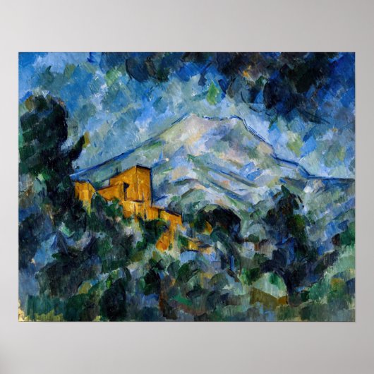 Paul Cezanne - Mont Saint-Victoire & Chateau Noir Poster (Vorne)