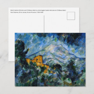 Paul Cezanne - Mont Saint-Victoire & Chateau Noir Postkarte