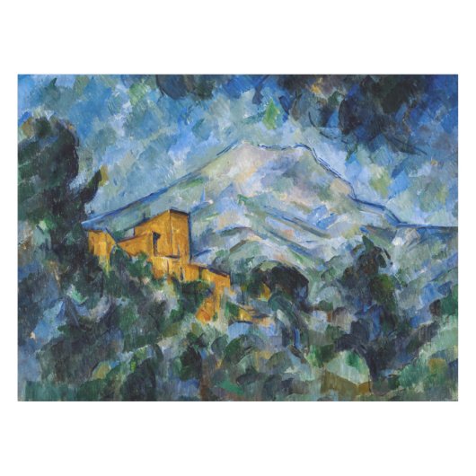 Paul Cezanne - Mont Saint-Victoire & Chateau Noir Tischdecke (Vorderseite (Horizontal))