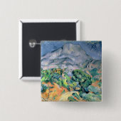Paul Cezanne | Mont Sainte-Victoire, 1900 Button (Vorne & Hinten)