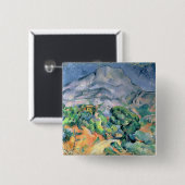 Paul Cezanne | Mont Sainte-Victoire, 1900 Button (Vorne & Hinten)