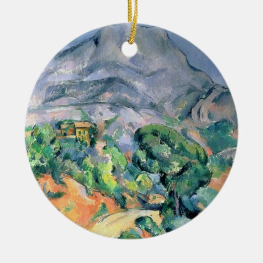 Paul Cezanne | Mont Sainte-Victoire, 1900 Keramikornament (Vorne)
