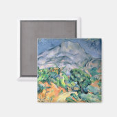 Paul Cezanne | Mont Sainte-Victoire, 1900 Magnet (Vorderseite/Rückseite)
