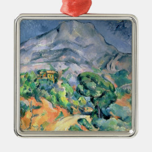 Paul Cezanne Mont Sainte-Victoire, 1900 Ornament Aus Metall