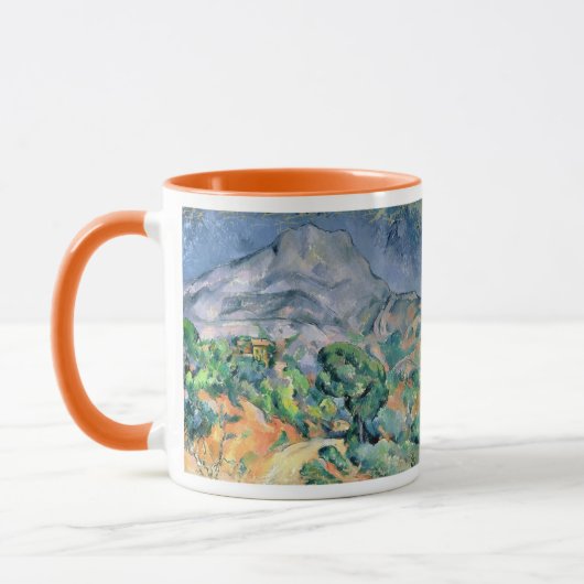 Paul Cezanne | Mont Sainte-Victoire, 1900 Tasse (Links)