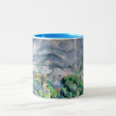 Paul Cezanne | Mont Sainte-Victoire, 1900 Zweifarbige Tasse (Mittel)