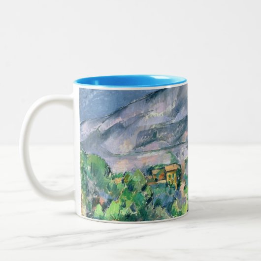 Paul Cezanne | Mont Sainte-Victoire, 1900 Zweifarbige Tasse (Links)