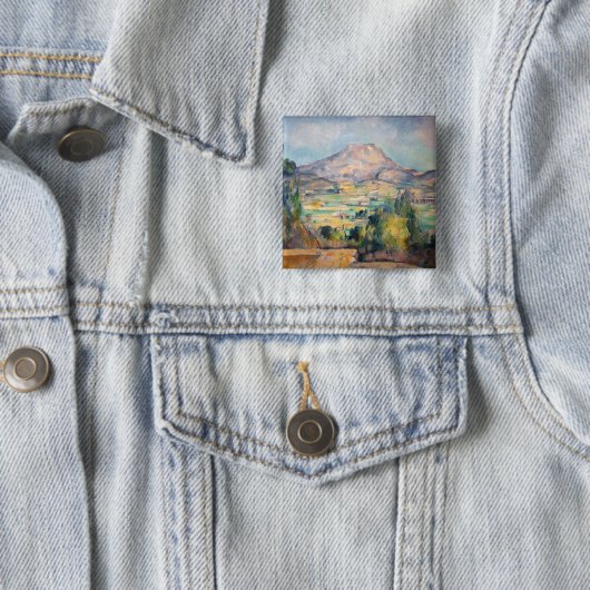 Paul Cezanne - Mont Sainte-Victoire Button (Beispiel)