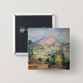 Paul Cezanne - Mont Sainte-Victoire Button (Vorne & Hinten)