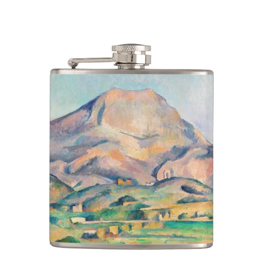 Paul Cezanne - Mont Sainte-Victoire Flachmann (Vorderseite)