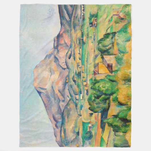 Paul Cezanne - Mont Sainte-Victoire Fleecedecke (Vorderseite)