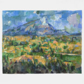 Paul Cezanne - Mont Sainte-Victoire Fleecedecke (Vorderseite (Horizontal))