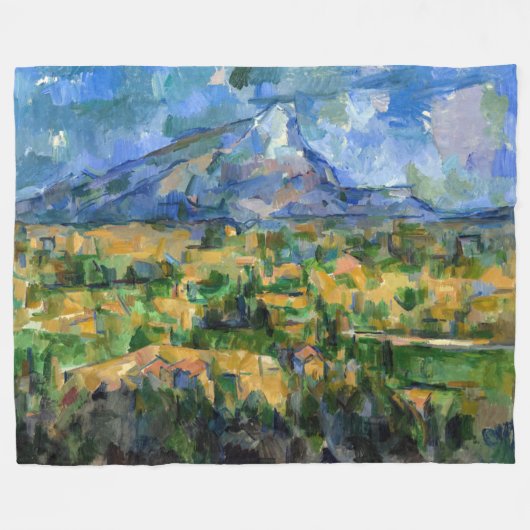 Paul Cezanne - Mont Sainte-Victoire Fleecedecke (Vorderseite (Horizontal))