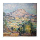 Paul Cezanne - Mont Sainte-Victoire Fliese (Vorderseite)