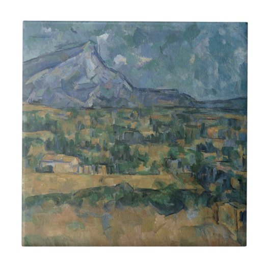 Paul Cezanne | Mont Sainte-Victoire Fliese (Vorderseite)