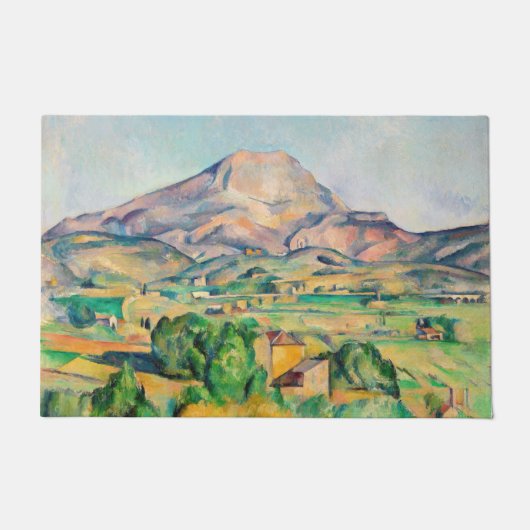 Paul Cezanne - Mont Sainte-Victoire Fußmatte (Vorderseite)