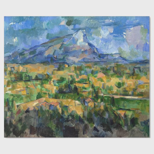 Paul Cezanne - Mont Sainte-Victoire Geschenkpapier (Flach)