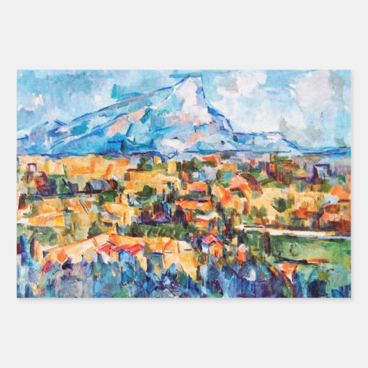 Paul Cezanne, Mont Sainte-Victoire Geschenkpapier Set (Vorderseite)