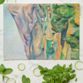 Paul Cezanne - Mont Sainte-Victoire Geschirrtuch (Gefaltet)