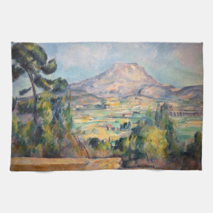 Paul Cezanne - Mont Sainte-Victoire Geschirrtuch