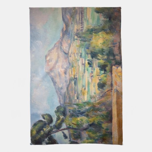 Paul Cezanne - Mont Sainte-Victoire Geschirrtuch (Vertikal)