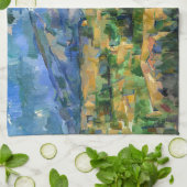 Paul Cezanne - Mont Sainte-Victoire Geschirrtuch (Gefaltet)